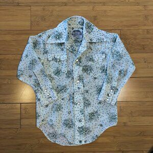 Vintage Kids Western Floral Pearl  T3 shirt Miller Long Sleeve Unisex Girls Boys